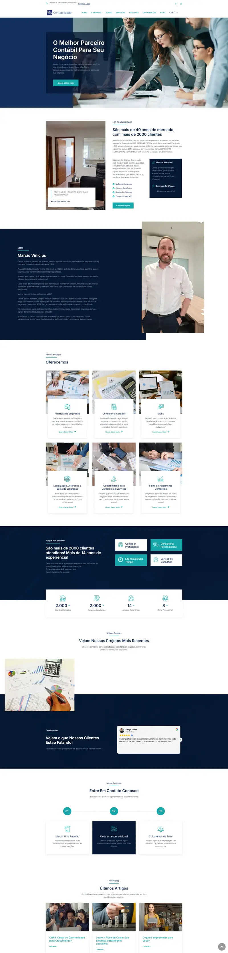 Site LGP Contabilidade